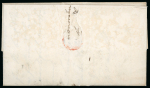 Stamp of Ireland » Pre-Stamp Postal History » Unified Post Period - 1827-1839 1838 (July 9th) Folded letter sent from Hillsboro to