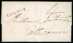 Stamp of Ireland » Pre-Stamp Postal History » Unified Post Period - 1827-1839 1828 (October 31st) Folded letter sent from Littleton