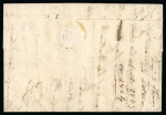 Stamp of Ireland » Pre-Stamp Postal History » Independant Post Office Period - 1784-1831 1803 (July) Folded cover sent from New York to Belfast,