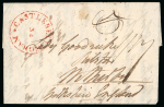 Stamp of Ireland » Pre-Stamp Postal History » Independant Post Office Period - 1784-1831 1820 (May 26th) Folded cover sent from Castlebellingham