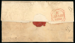 Stamp of Ireland » Pre-Stamp Postal History » Independant Post Office Period - 1784-1831 1817 (June 16th) Folded cover sent locally within Belfast,