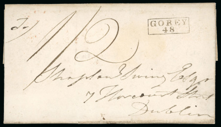 Stamp of Ireland » Pre-Stamp Postal History » Independant Post Office Period - 1784-1831 1817 (June 16th) Folded cover sent locally within Belfast,