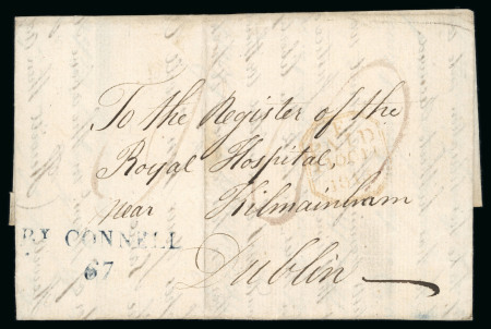 Stamp of Ireland » Pre-Stamp Postal History » Independant Post Office Period - 1784-1831 1813 (August 25th) Folded cover sent from Ballyconnell