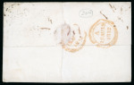 Stamp of Ireland » Pre-Stamp Postal History » Independant Post Office Period - 1784-1831 1812 (August 19th) Folded cover to Banfshire, endorsed