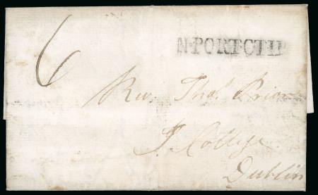 Stamp of Ireland » Pre-Stamp Postal History » Independant Post Office Period - 1784-1831 1803 (November 18th) Folded cover sent from Newport,