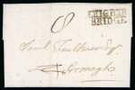 Stamp of Ireland » Pre-Stamp Postal History » Independant Post Office Period - 1784-1831 1790 (June 26th) Folded cover sent from Leighinbridge,