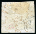 Stamp of Romania » 1858 Moldavian Bull's (21 July) Handstruck at Jassy on wove paper (81pa.) or laid paper (other values). 54 Parale green on blue green, just touched at bottom