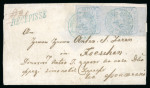 Stamp of Romania » 1858 (1st Nov.) - 1861 Moldavia - Handstruck at Jassy - Imperforate 40 Parale on bluish paper, right sheet marginal horizontal