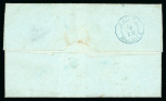 Stamp of Romania » 1858 (1st Nov.) - 1861 Moldavia - Handstruck at Jassy - Imperforate 40 Parale on bluish paper, single, with huge margins