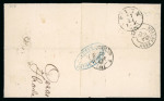Stamp of Romania » Austrian Levant Post Offices BRALIA: 1868 Folded letter sheet from Braila via Vienna