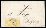 Stamp of Romania » Austrian Levant Post Offices BUCHAREST: 1865 (26.5) Folded printed matter entire