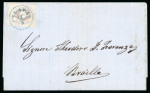 Stamp of Romania » Austrian Levant Post Offices » D.D.S.G. Post Offices 1866 10(kr) violet, perf. 9 1/2, neatly tied by CALAFAT/1.IV