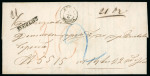 Stamp of Romania » Postal History » Double-circle Datestamps WASLUI: 1864 (7.6) Registered folded entire from Waslui