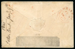 Stamp of Great Britain » 1840 Mulreadys & Caricatures The Famous “Lady Louis” Cover to Malta 1841 (Jan 9)
