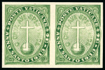 Stamp of Italy » Vatican State 1933 Anno Santo, IMPERFORATE set of 4 values in pairs,