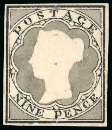 Stamp of Great Britain » 1855-1900 Surface Printed Four artist's drawings for a 9d value in pencil, black ink and grey wash