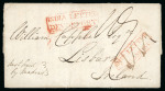 Stamp of India » Postal History in Hyderabad 1831 (May 26) Entire letter Hyderabad via Madras to