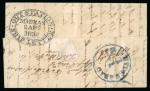 Stamp of India » Postal History in Hyderabad 1832 (May 26, July 27) Two entire letters from Hyderabad