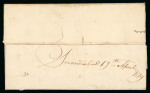 Stamp of India » Postal History in Hyderabad 1819 (April 19) Private courier packet mail from Secunderabad,