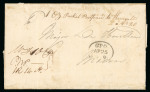 Stamp of India » Postal History in Hyderabad 1819 (April 19) Private courier packet mail from Secunderabad,