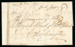 Stamp of India » Postal History in Hyderabad 1836 (April 21) Entire letter from Secunderabad via