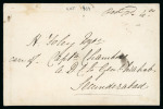 Stamp of India » Postal History in Hyderabad 1841 (Sept 10) Envelope with the contents sent from