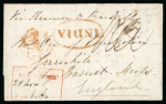 Stamp of India » Postal History in Hyderabad 1843 (Nov 23) Complete folded ship letter from Elichpoor