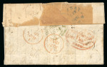Stamp of India » Postal History in Hyderabad 1851 (May 6) Complete soldier’s letter from Camp Secunderabad