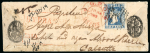 Stamp of India » Postal History in Hyderabad 1855-57, “C/41” Hyderabad diamond of dots cancellation,