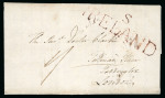 Stamp of Ireland » Pre-Stamp Postal History » Independant Post Office Period - 1784-1831 1802 (March 3rd) Folded entire sent from Dublin to