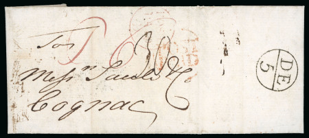 Stamp of Ireland » Pre-Stamp Postal History » Local Post Period - 1773-1840 1784 (December 5th) Folded entire sent from Dublin