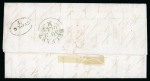 Stamp of Ireland » Transatlantic Mail to, from and via Ireland 1843 (November 4th) Folded entire sent from Belfast