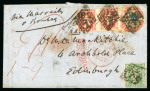 Stamp of India » Postal History in Hyderabad 1857 (Aug 22) Envelope posted in Secunderabad to Edinburgh,