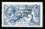Stamp of Ireland » 1925 Narrow Date Overprints (T66-T68) 2s6d to 10s, complete mint nh set of three, fresh and