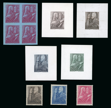 Stamp of Portugal 1948 Birth Centenary of St Joao de Brito set of proofs