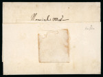 Stamp of Brazil » Postal History 1744 Folded  cover to Portugal addressed to a member