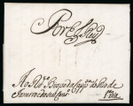 Stamp of Brazil » Postal History 1745 Incoming entire to Rio de Janeiro addressed to