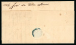 Stamp of Portuguese Colonies » Angola 1839 (Nov 21) Entire from Luanda to Lisbon with ms notation 'Por especial favor do Sr. Capitao Joaquim Inacio Ribeiro'