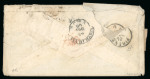 Stamp of Italian States » Papal States 1866 Envelope from England to Rome franked 1d + 9d