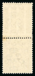 Stamp of Ireland » 1922 (Feb) Dollard Overprints (T1-T14) 9d agate, mint nh top gutter marginal, showing overprint