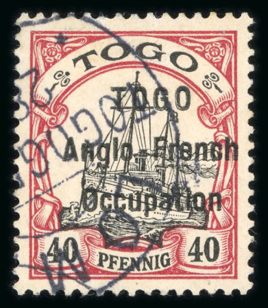 Stamp of Colonies françaises » Togo 1914-1916, Collection spécialisée sur l'Occupation