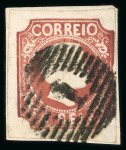 Stamp of Portugal 1855-56 Pedro V (straight hair) small used group incl. 5r (2)