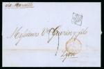 Stamp of Japan 1863 (Sept. 30) Entire letter from Yokohama to Lyon,