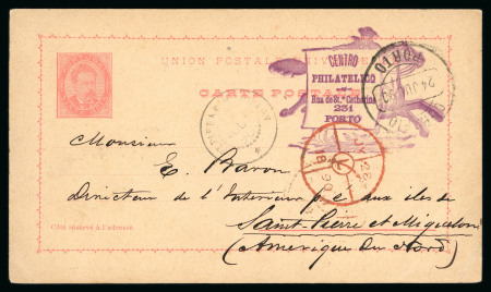 Stamp of Large Lots and Collections Portugal & Colonies: 1870s-1920s, accumulation of thousands of postal stationery envelopes, cards and lettercards