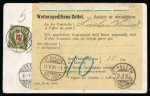 Stamp of Switzerland / Schweiz » Portomarken Portomarken auf zwei seltenen Briefen 1901-1902 aus dem Ausland