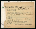 Stamp of Switzerland / Schweiz » Portomarken Portomarken auf zwei seltenen Briefen 1901-1902 aus dem Ausland