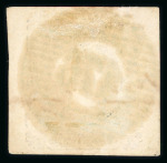 Stamp of Portugal 1853 Maria II 100r mauve lilac, used with fine to good margins