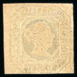 Stamp of Portugal 1853 Maria II 50r green mint o.g.