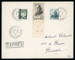 Stamp of France » Libération Saint Nazaire: Pétain 50 francs noir, Mayer n°7 sur