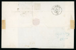 Stamp of Portugal 1866-67 Luis I imperf. curved label, group of three covers incl. double weight cover to Spain
